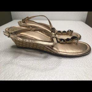 Lily Pulitzer strapped wedges